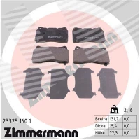 Brake pads for disc brakes