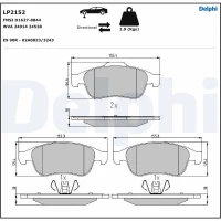 Brake pads for disc brakes