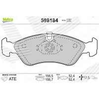 Brake pads for disc brakes