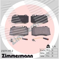 Brake pads for disc brakes