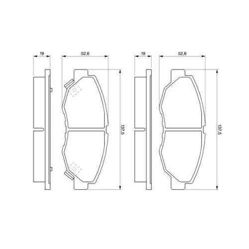 BRAKE PADS FOR DISC BRAKES - 4