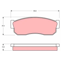 Brake pads for disc brakes