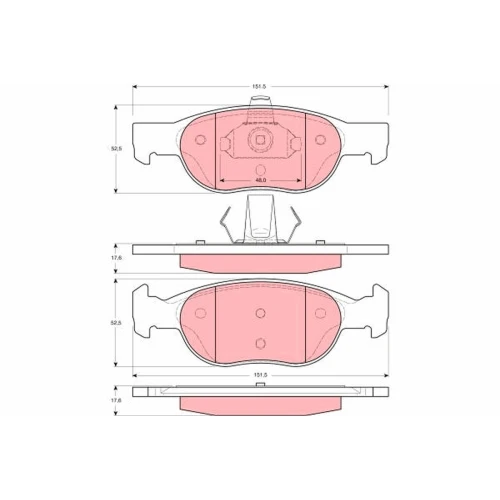 BRAKE PADS FOR DISC BRAKES - 0