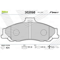 Brake pads for disc brakes