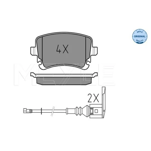 BRAKE PADS FOR DISC BRAKES - 1