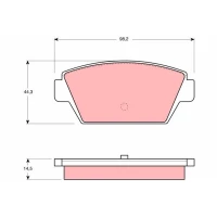 Brake pads for disc brakes