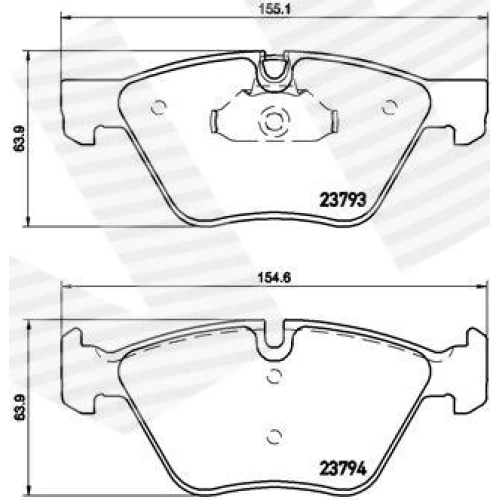 BRAKE PADS FOR DISC BRAKES - 0