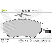 Brake pads for disc brakes