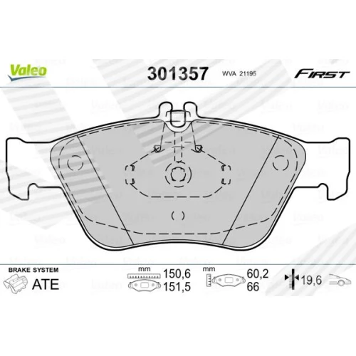 BRAKE PADS FOR DISC BRAKES - 0