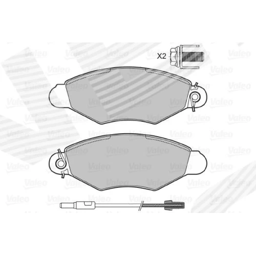 BRAKE PADS FOR DISC BRAKES - 1