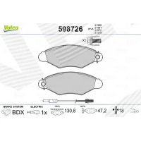 Brake pads for disc brakes