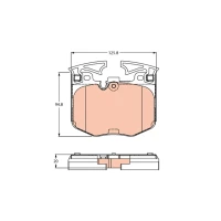 BRAKE PADS FOR DISC BRAKES