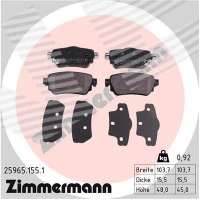 Brake pads for disc brakes