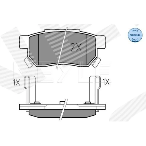 BRAKE PADS FOR DISC BRAKES - 0