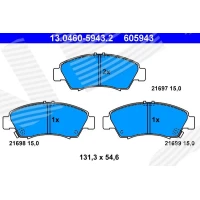 Brake pads for disc brakes