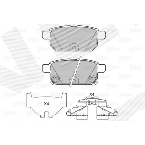 BRAKE PADS FOR DISC BRAKES - 1