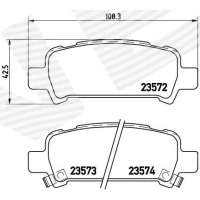 Brake pads for disc brakes