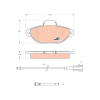 Brake pads for disc brakes