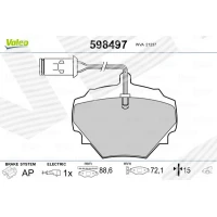 Brake pads for disc brakes