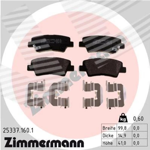 BRAKE PADS FOR DISC BRAKES - 0