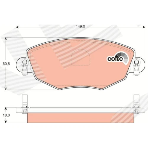 BRAKE PADS FOR DISC BRAKES - 1