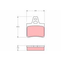 Brake pads for disc brakes