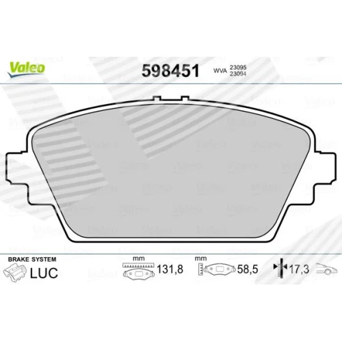 BRAKE PADS FOR DISC BRAKES - 0