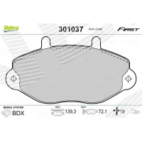 Brake pads for disc brakes