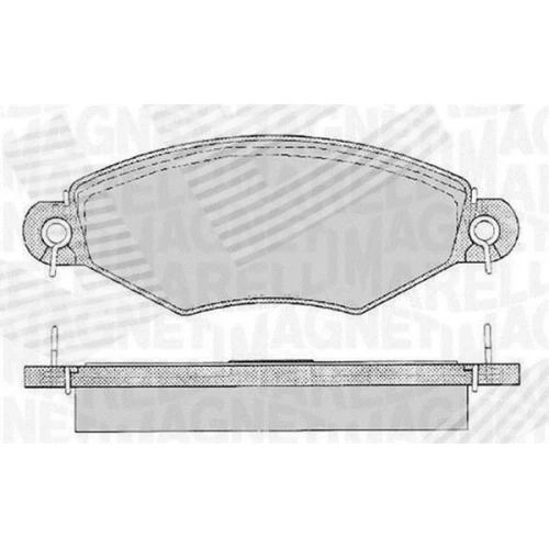 BRAKE PADS FOR DISC BRAKES - 0