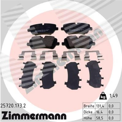 BRAKE PADS FOR DISC BRAKES - 0