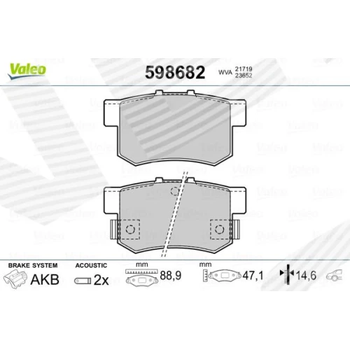 BRAKE PADS FOR DISC BRAKES - 0