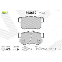 Brake pads for disc brakes