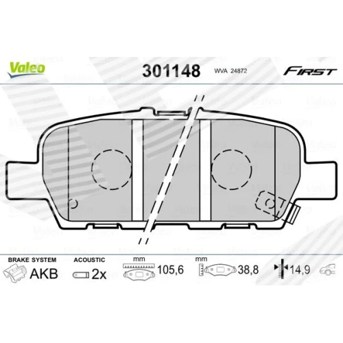 BRAKE PADS FOR DISC BRAKES - 0