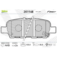 Brake pads for disc brakes