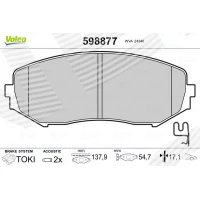 Brake pads for disc brakes