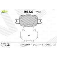 Brake pads for disc brakes