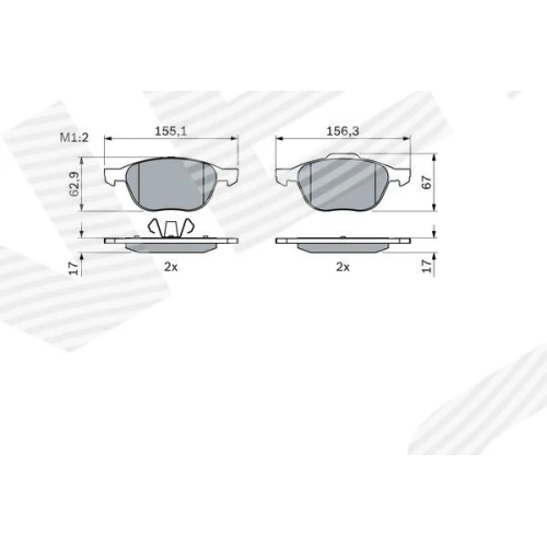 BRAKE PADS FOR DISC BRAKES - 4