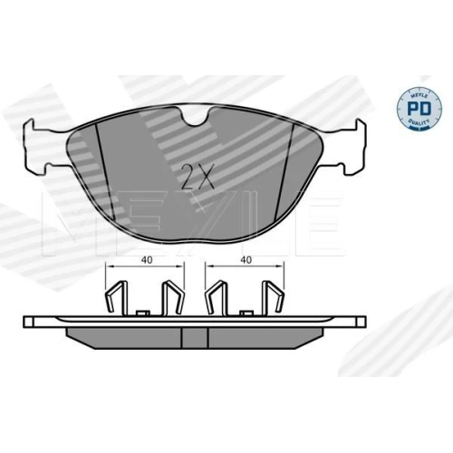 BRAKE PADS FOR DISC BRAKES - 1