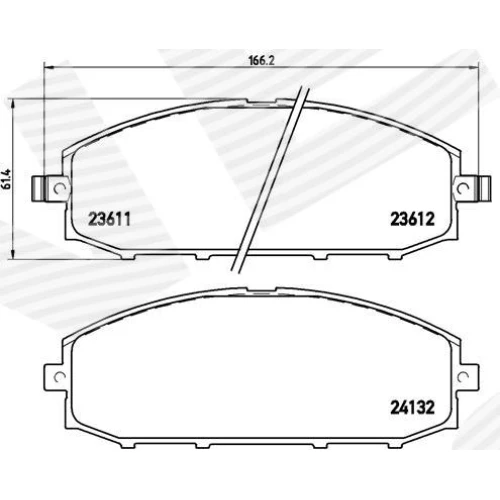 BRAKE PADS FOR DISC BRAKES - 0