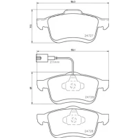 Brake pads for disc brakes