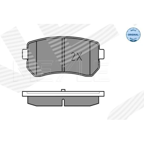 BRAKE PADS FOR DISC BRAKES - 1