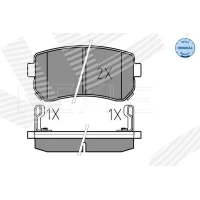 Brake pads for disc brakes