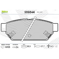 Brake pads for disc brakes