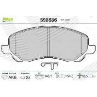 Brake pads for disc brakes