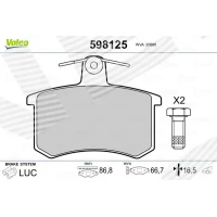 Brake pads for disc brakes