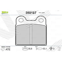 Brake pads for disc brakes