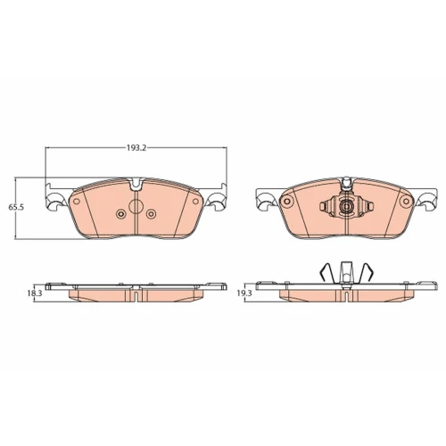 BRAKE PADS FOR DISC BRAKES - 0