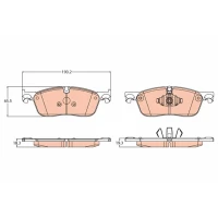 Brake pads for disc brakes