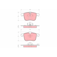 Brake pads for disc brakes