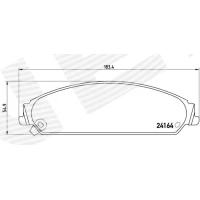 Brake pads for disc brakes